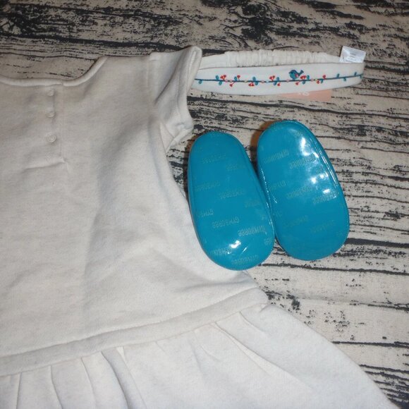 Gymboree Forest Friends 12-18 Month Dress Diaper Cover Headband NWT Outfit - Picture 2 of 4